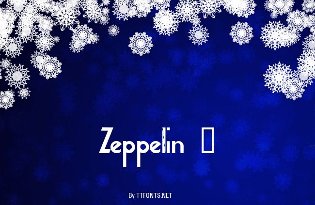 Zeppelin 2 example