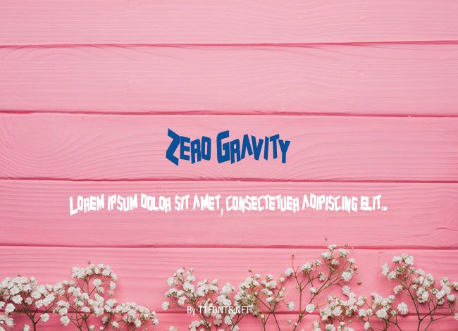 Zero Gravity example