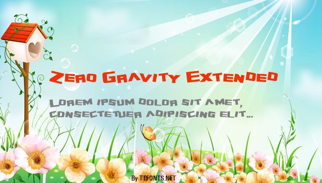 Zero Gravity Extended example