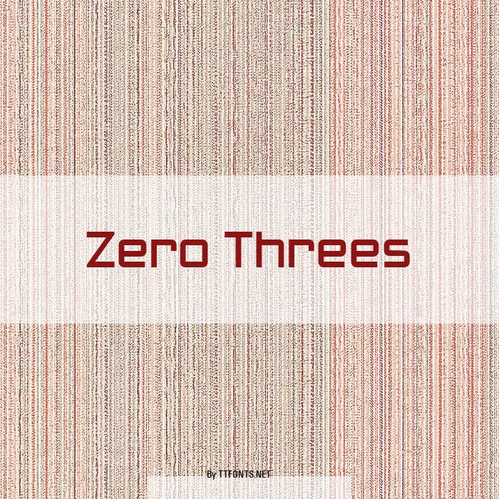 Zero Threes example