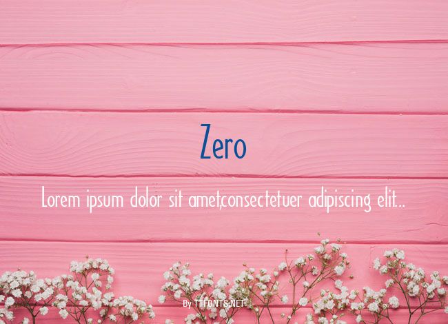 Zero example