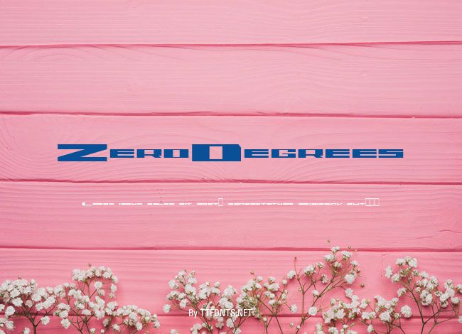 ZeroDegrees example