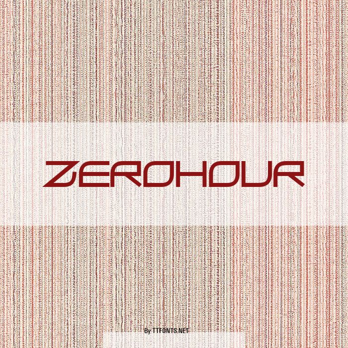 ZeroHour example