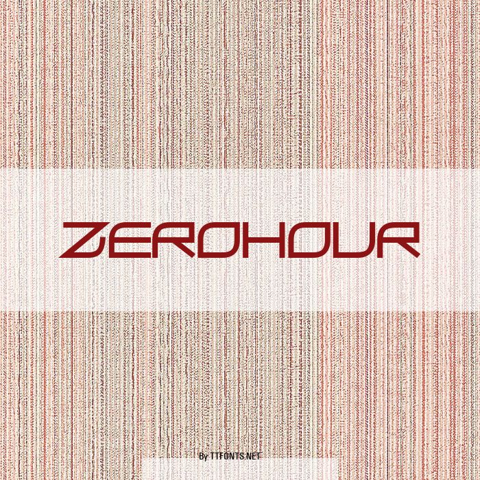 ZeroHour example