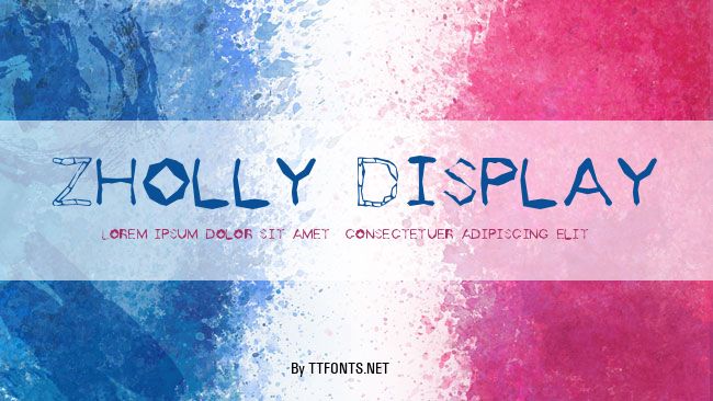 Zholly Display example