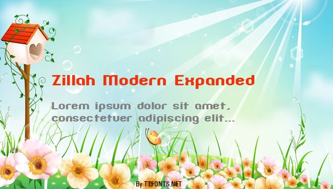 Zillah Modern Expanded example