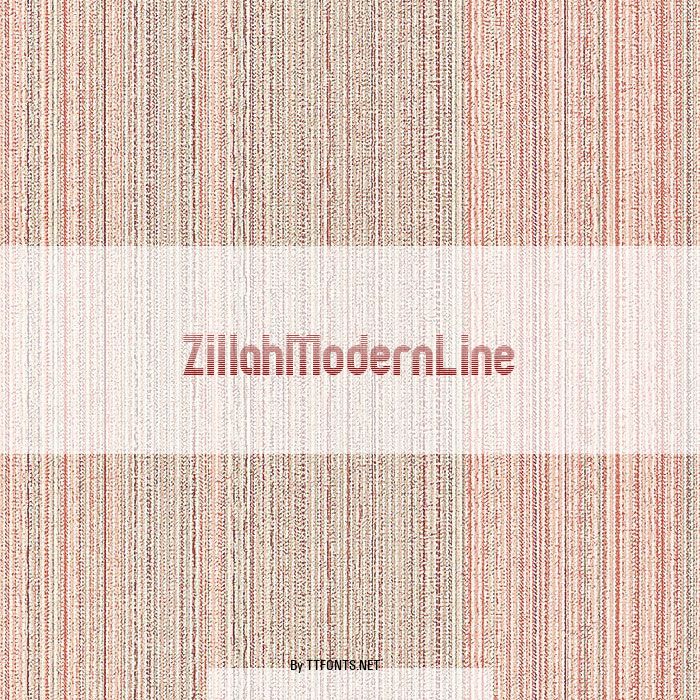 ZillahModernLine example