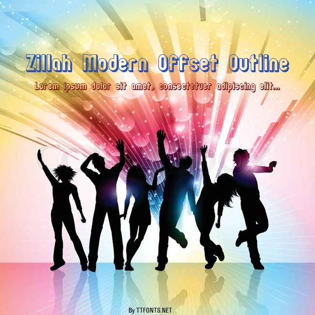 Zillah Modern Offset Outline example