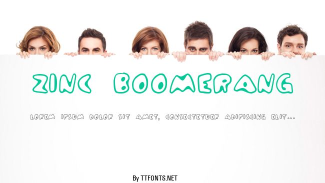 Zinc Boomerang example