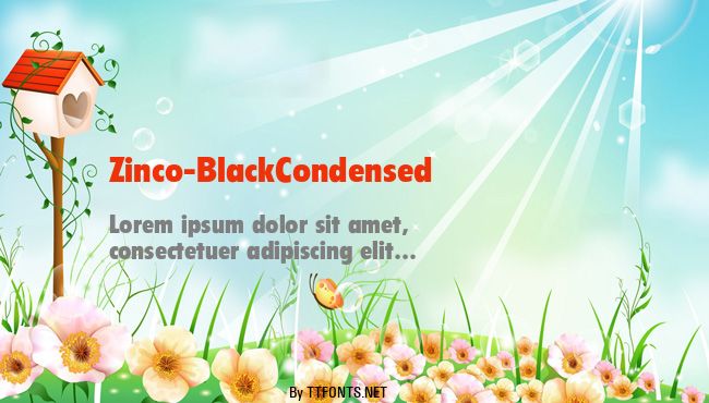 Zinco-BlackCondensed example