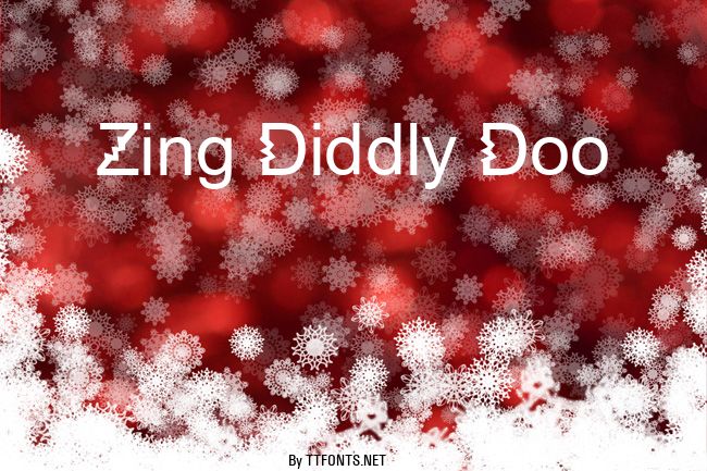 Zing Diddly Doo example