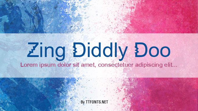 Zing Diddly Doo example