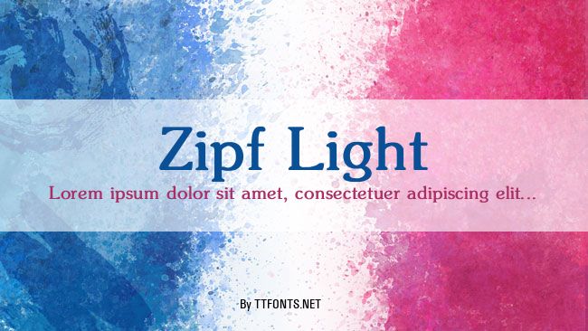 Zipf Light example