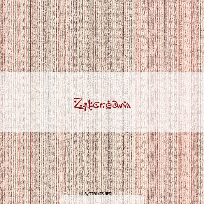 Zitcream example
