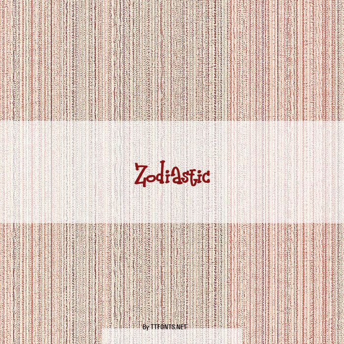 Zodiastic example
