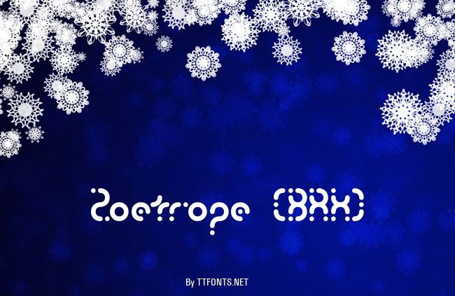 Zoetrope (BRK) example