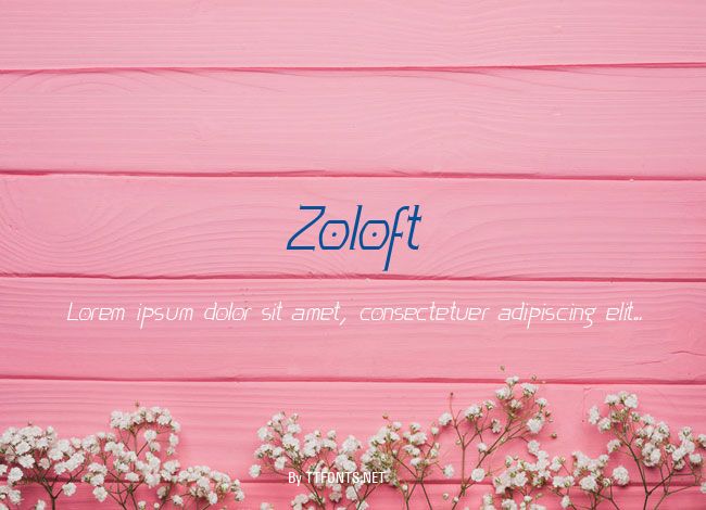 Zoloft example