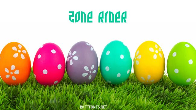 Zone Rider example