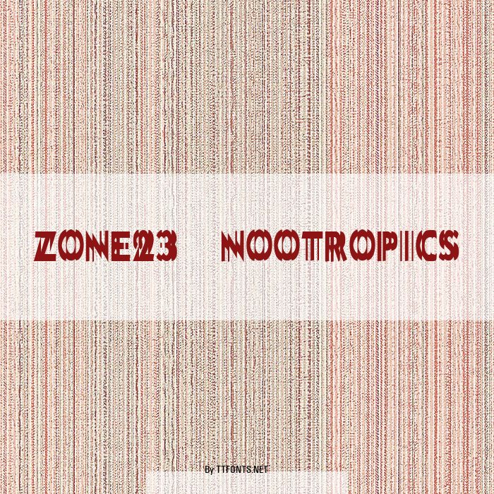 Zone23_nootropics example
