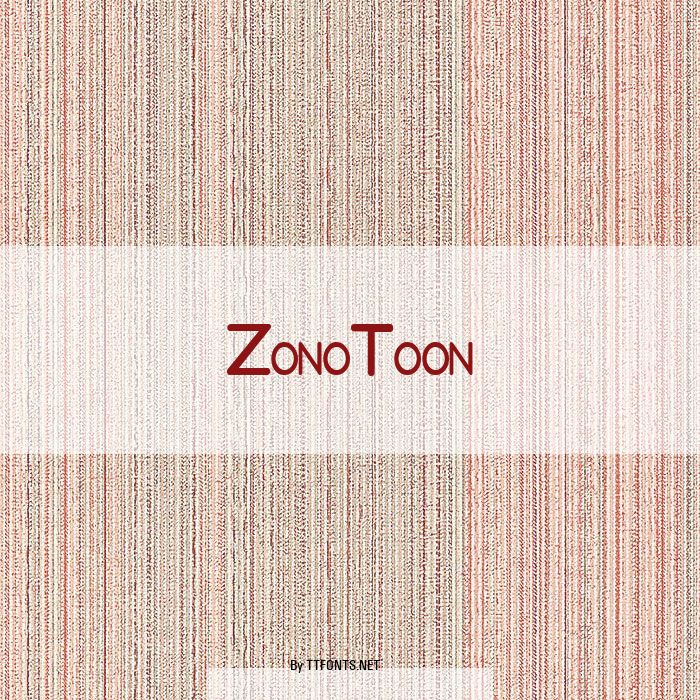 ZonoToon example