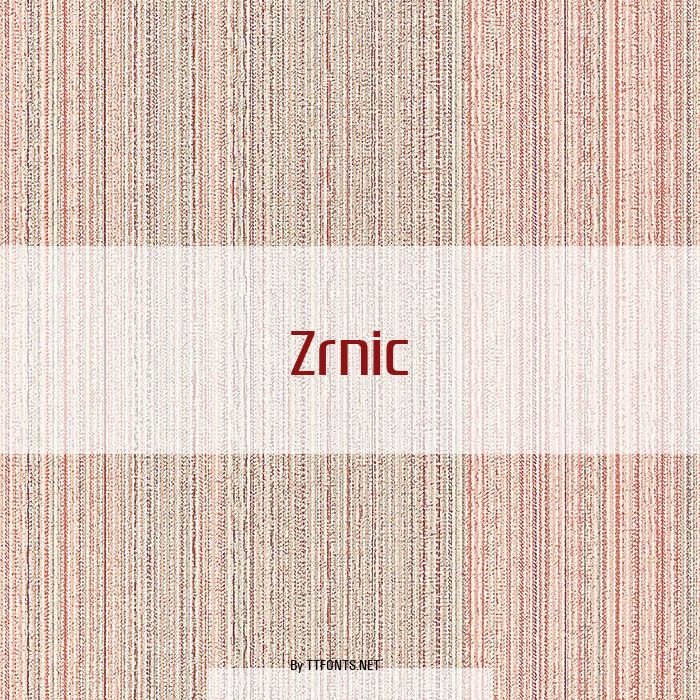Zrnic example