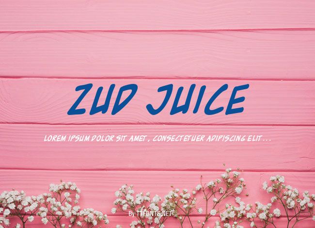 Zud Juice example