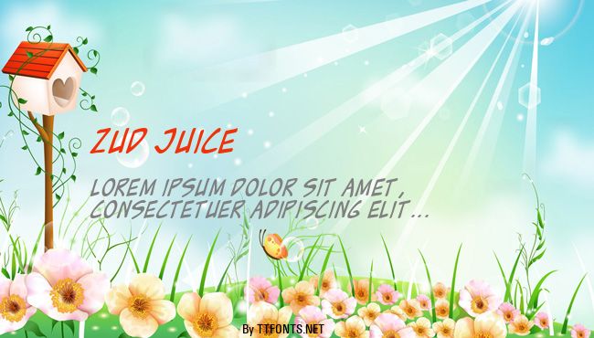 Zud Juice example