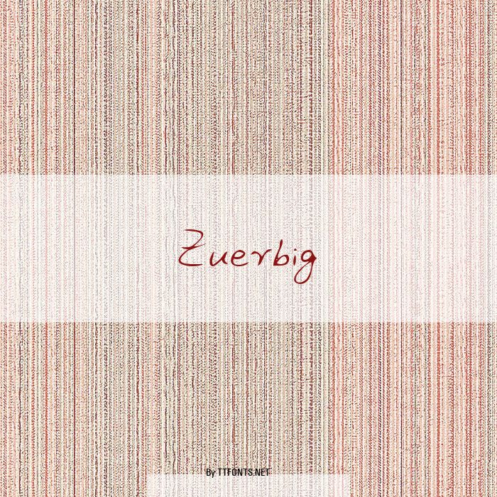 Zuerbig example