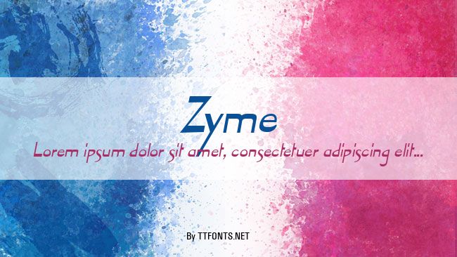 Zyme example
