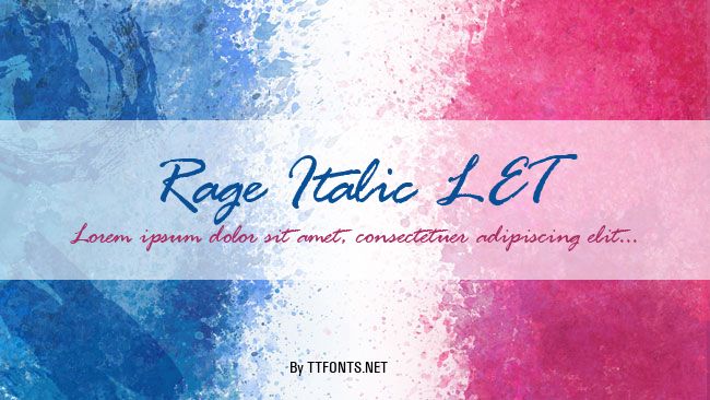 Rage Italic LET example