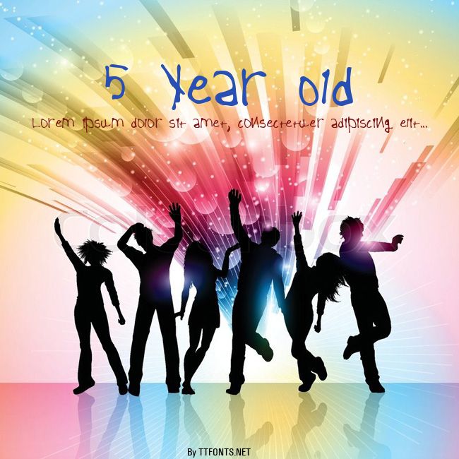 5 Year Old example