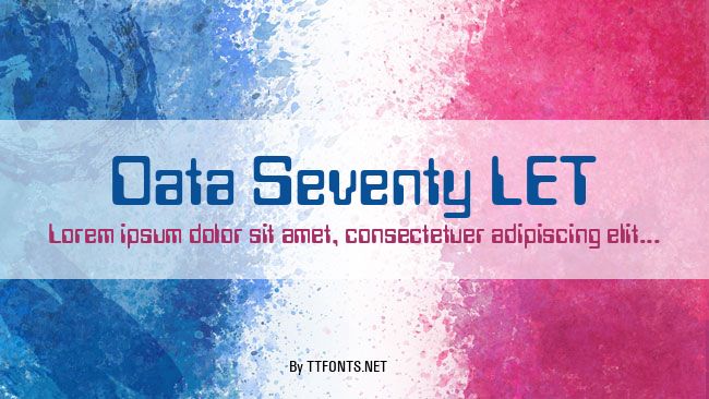 Data Seventy LET example