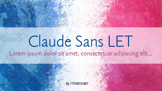 Claude Sans LET example