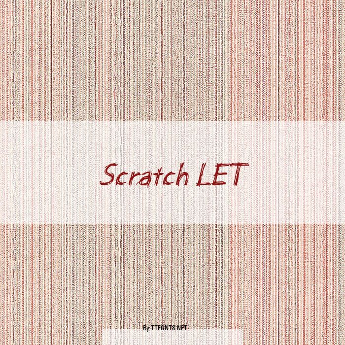 Scratch LET example