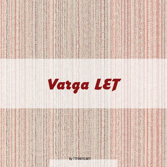 Varga LET example