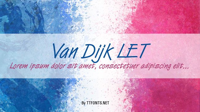 Van Dijk LET example