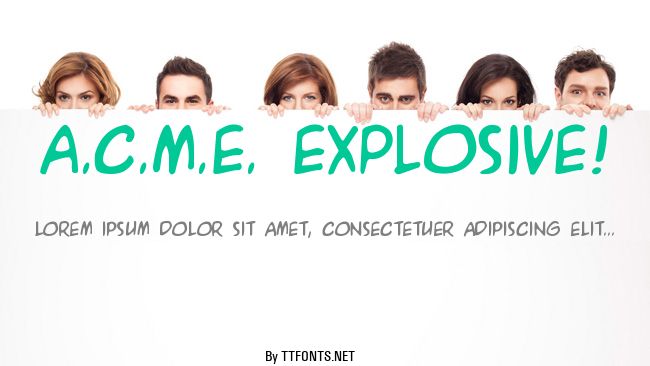 A.C.M.E. Explosive! example