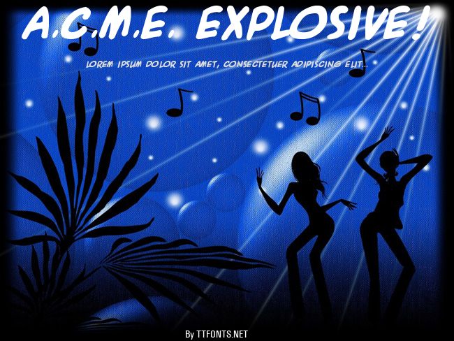 A.C.M.E. Explosive! example