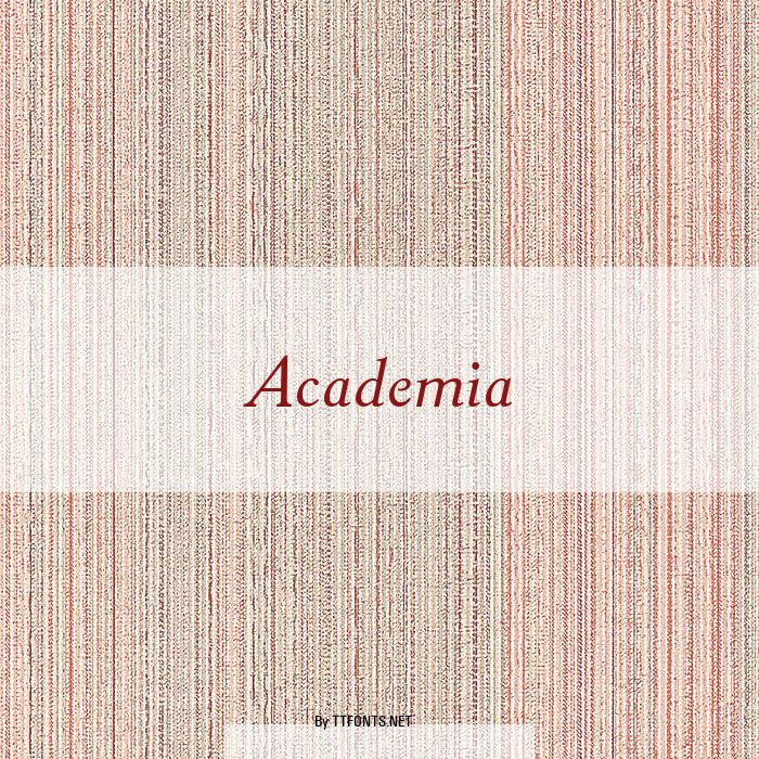 Academia example