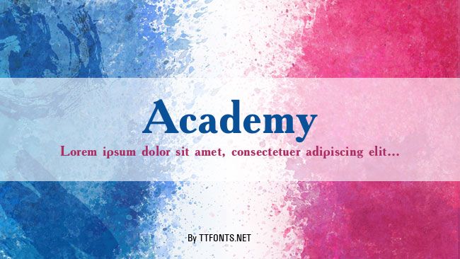 Academy example