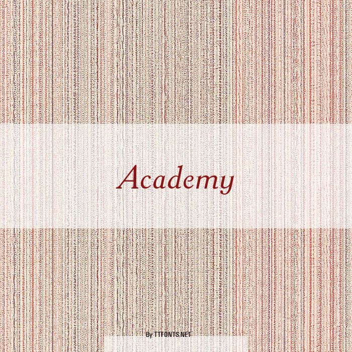 Academy example