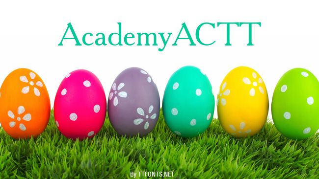 AcademyACTT example
