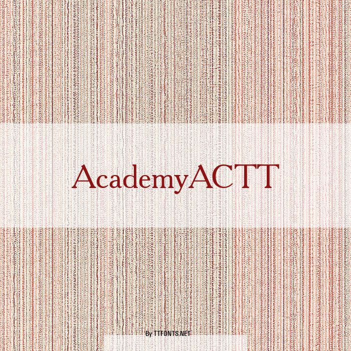 AcademyACTT example