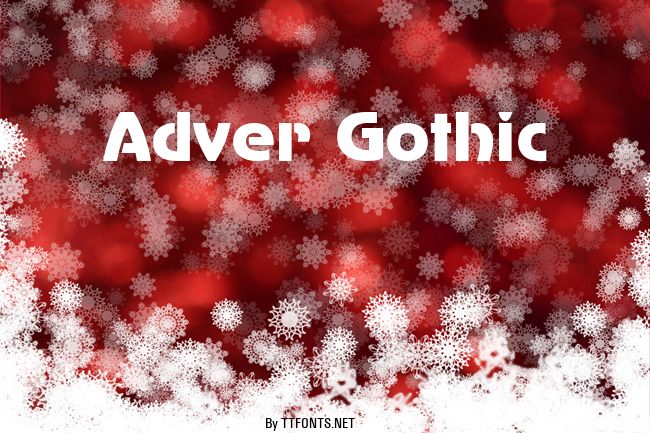 Adver Gothic example