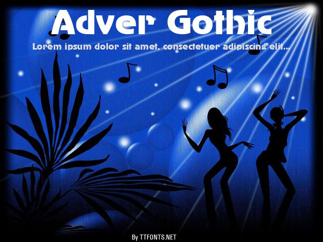 Adver Gothic example