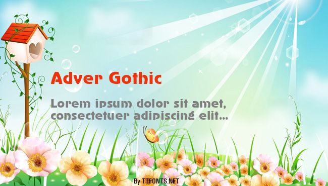 Adver Gothic example