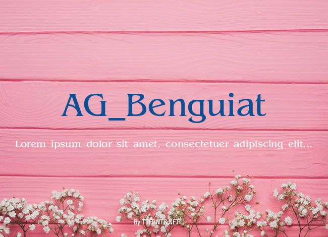 AG_Benguiat example