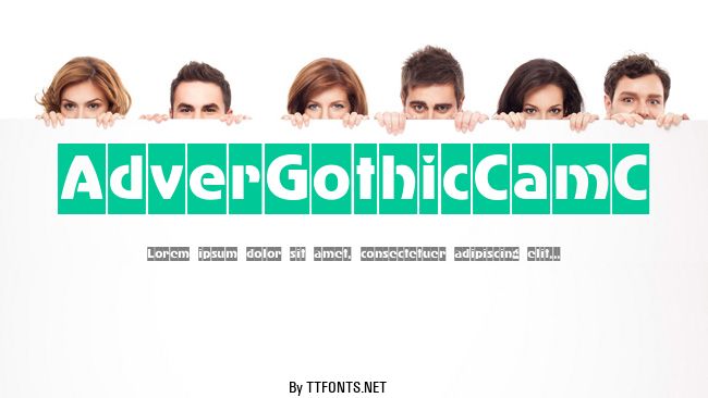 AdverGothicCamC example