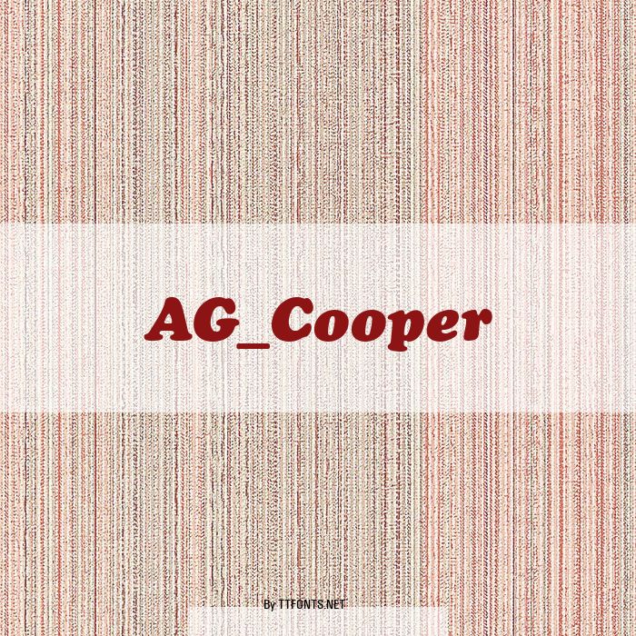 AG_Cooper example