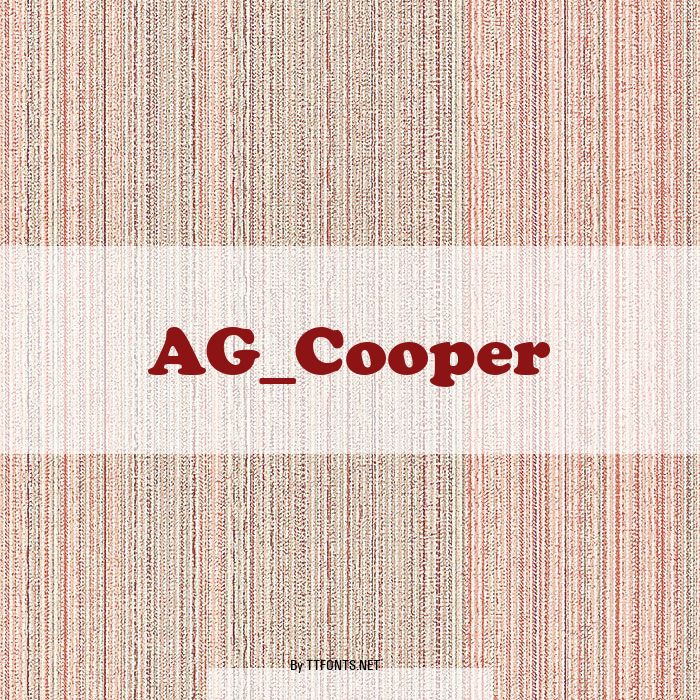 AG_Cooper example